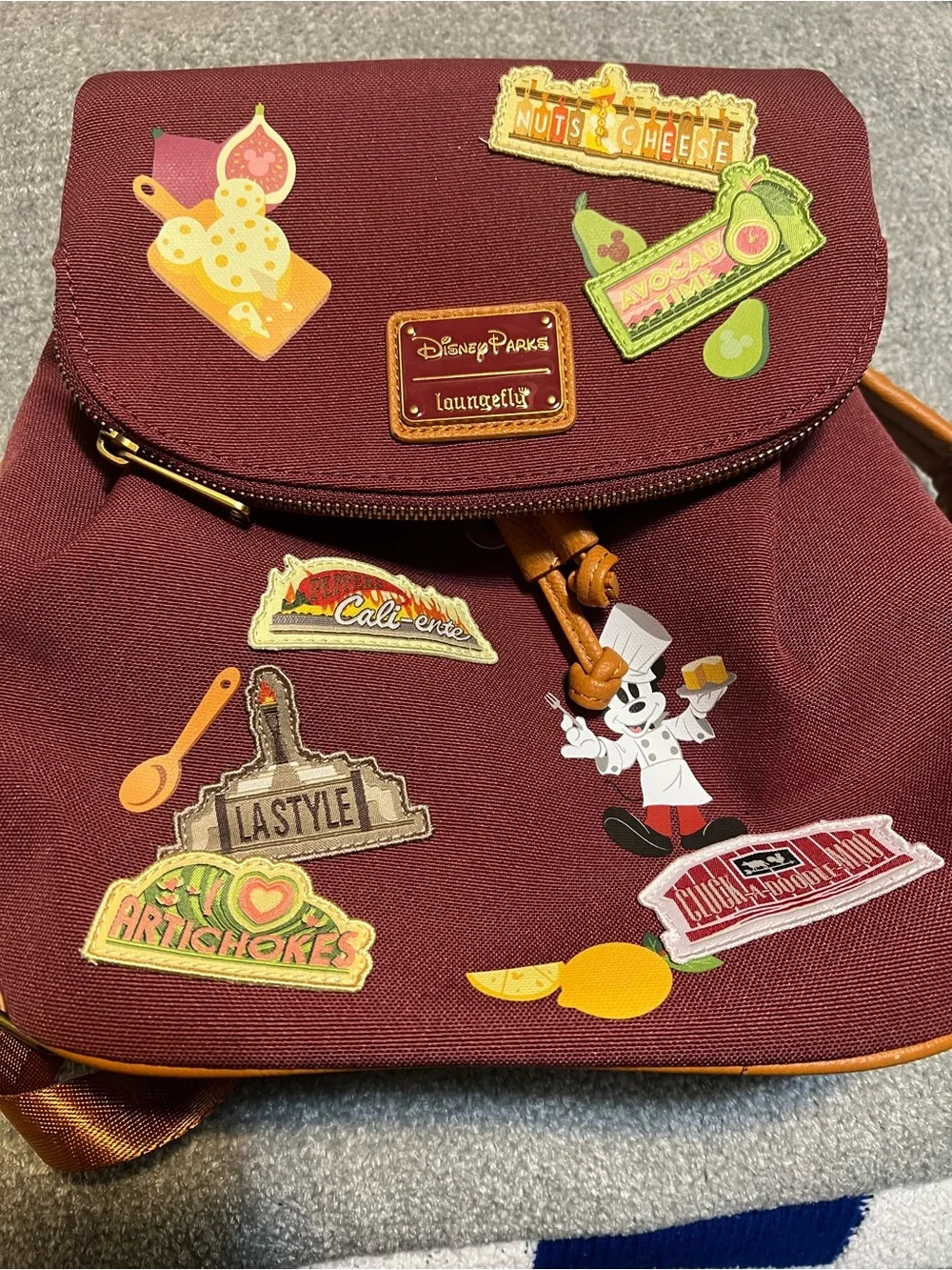 Disney Parks Loungefly Food & Festival Backpack